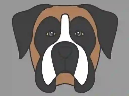 遊戲Doggy Face Coloring在線
