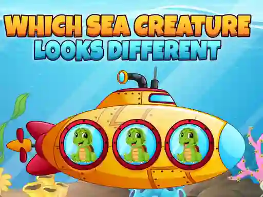 遊戲Which Sea Creature Looks Different在線