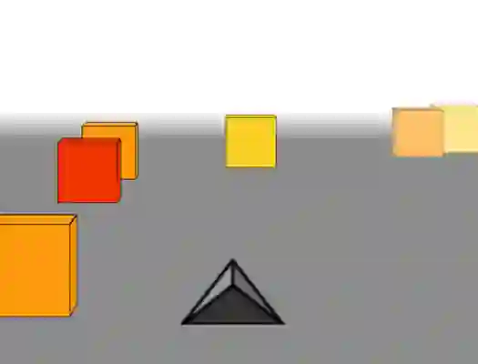 遊戲Cubefield在線