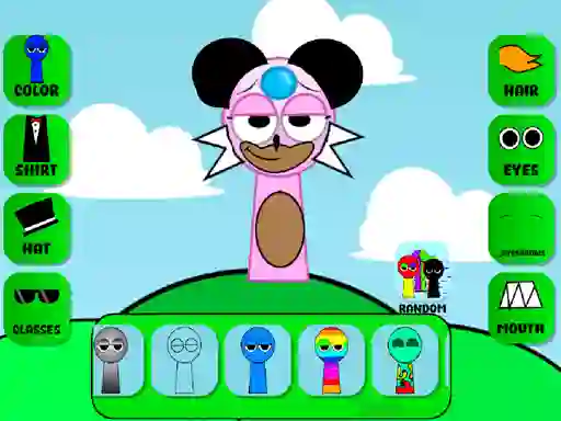 遊戲Sprunki Character Maker OC在線
