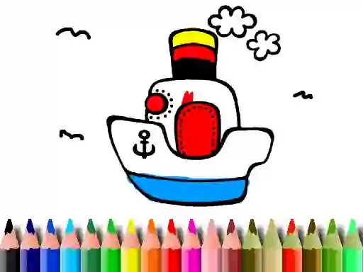 遊戲Back to School: Boat Coloring在線