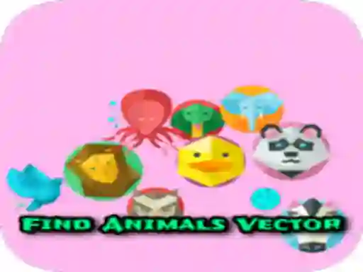 遊戲Find Animals Vector在線