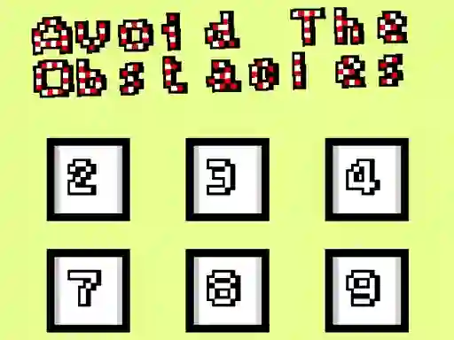 遊戲Avoid the obstacles在線