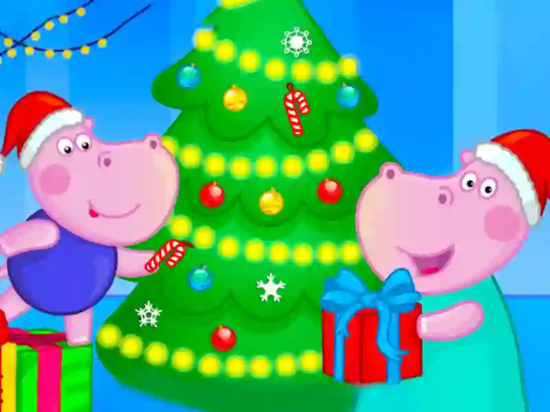 遊戲Hippo Christmas Calendar在線