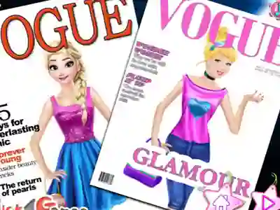遊戲Princesses On Vogue Cover在線