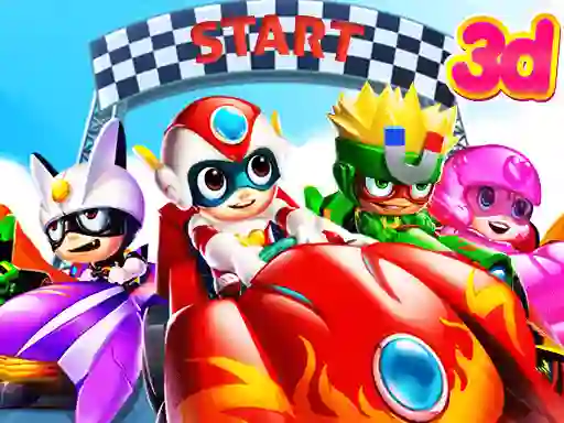 遊戲Cartoon Racing 3D在線