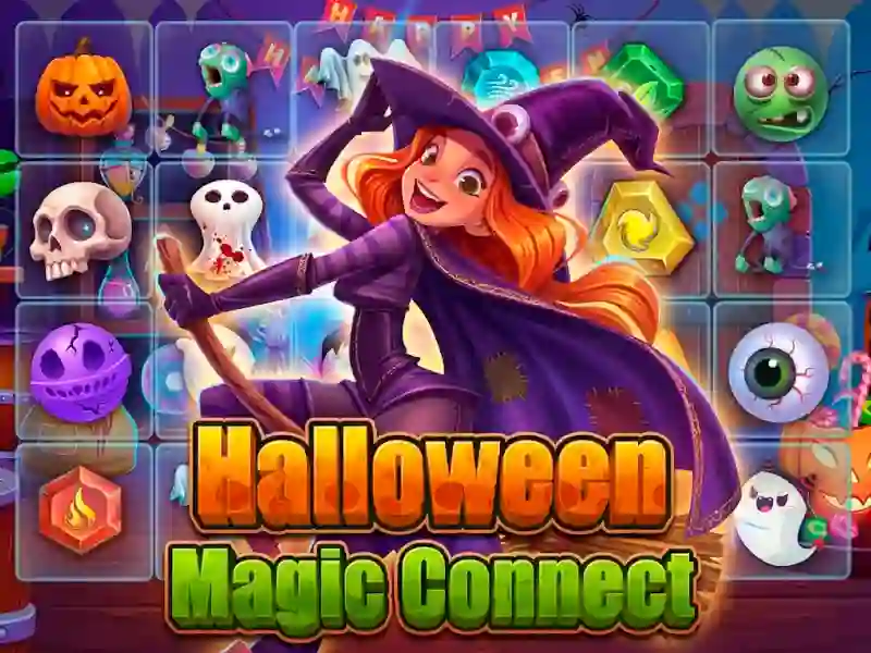 遊戲Halloween Magic Connect在線