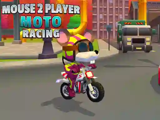 遊戲Mouse 2 Player Moto Racing在線