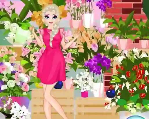 遊戲Ice Queen Flowers Festival在線