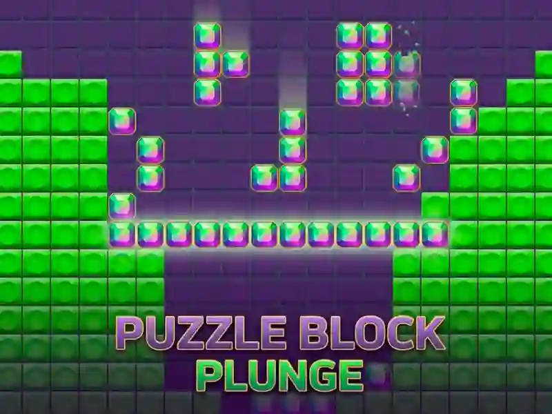 遊戲Puzzle Block Plunge在線