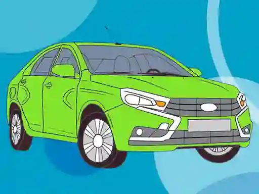 遊戲Russian Cars Coloring Book在線