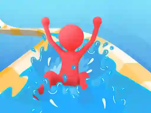 遊戲Waterpark Slide Race在線