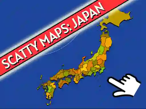 遊戲Scatty Maps Japan在線