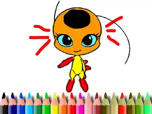 遊戲Back To School: Dotted Girl Coloring在線