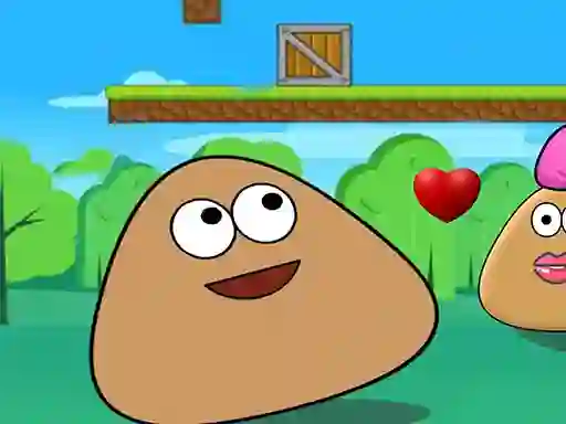 遊戲Pou Slide在線