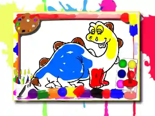 遊戲Dinosaur Coloring Book在線
