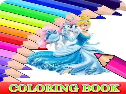 遊戲Coloring Book for Cinderella在線