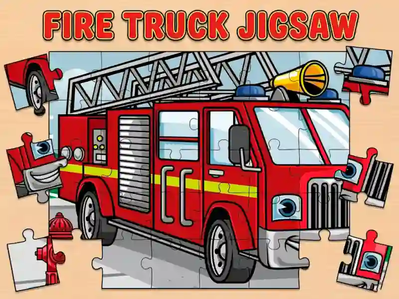 遊戲Fire Truck Jigsaw在線