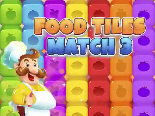 遊戲Food Tiles Match 3在線