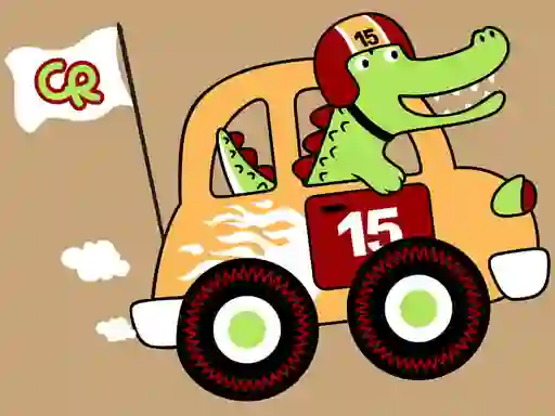 遊戲Fast Racing Cars Coloring在線