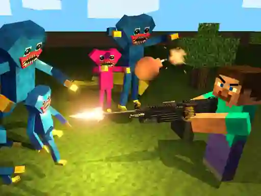 遊戲Mine Shooter: Huggy's Attack在線