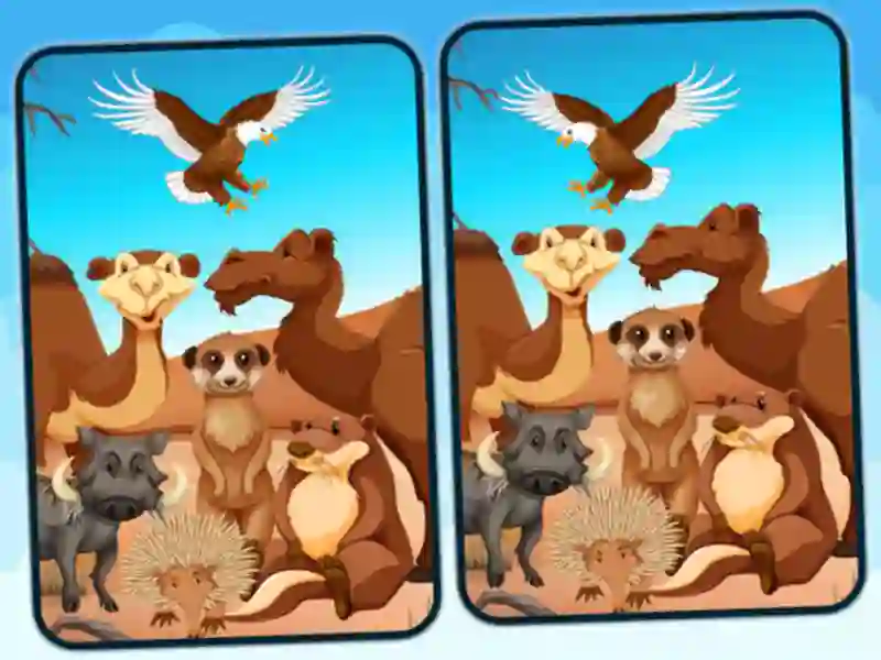 遊戲Spot 5 Differences Deserts在線