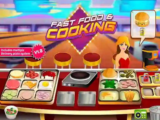 遊戲Fast Food & Cooking在線