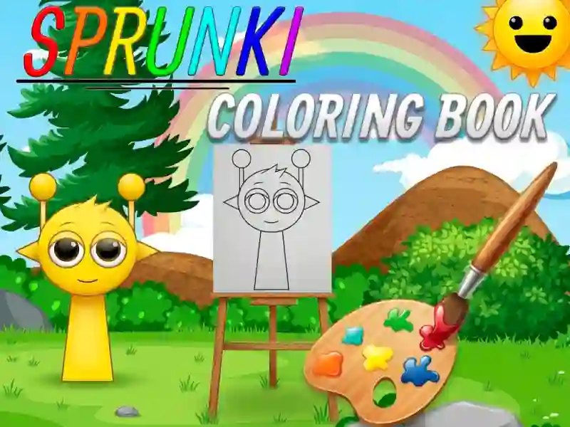 遊戲Sprunki Coloring Book在線