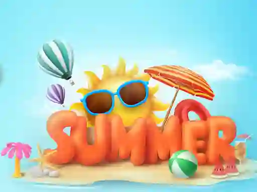 遊戲Happy summer jigsaw puzzle在線