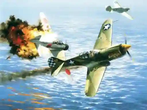 遊戲Aviation Art Air Combat Slide在線