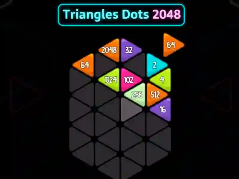 遊戲Triangles Dots 2048在線
