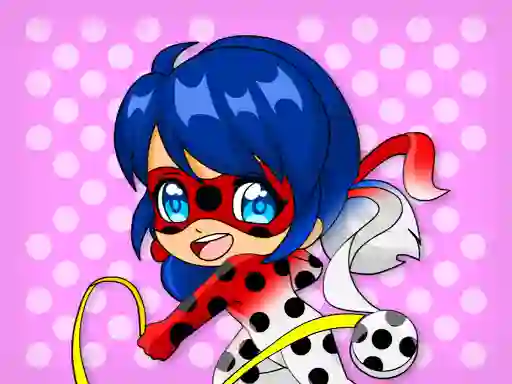 遊戲Chibi Dottedgirl Coloring Book在線