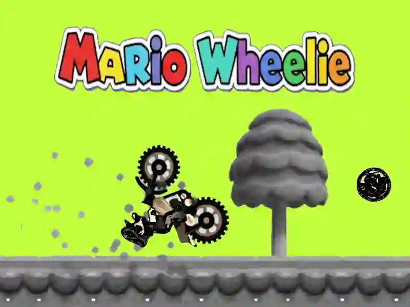 遊戲Mario Wheelie在線