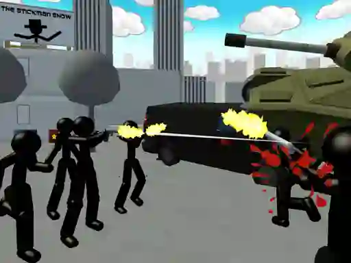 遊戲Stickman City Shooting 3d在線