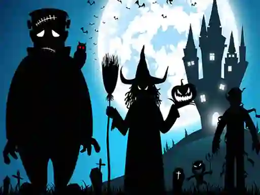 遊戲Crazy Halloween Memory在線