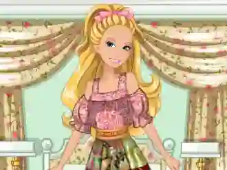 遊戲Barbie's Patchwork Peasant Dress在線