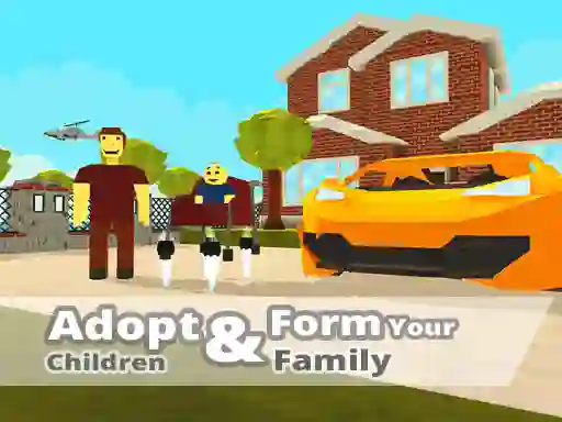 遊戲KOGAMA Adopt Children and Form Your Family在線