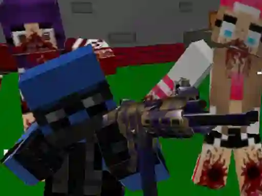 遊戲Blocky Combat Special Forces: Zombie Apocalypse在線