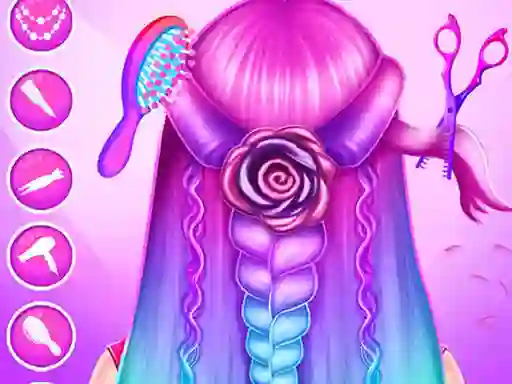 遊戲Braid Hair Salon Girls在線