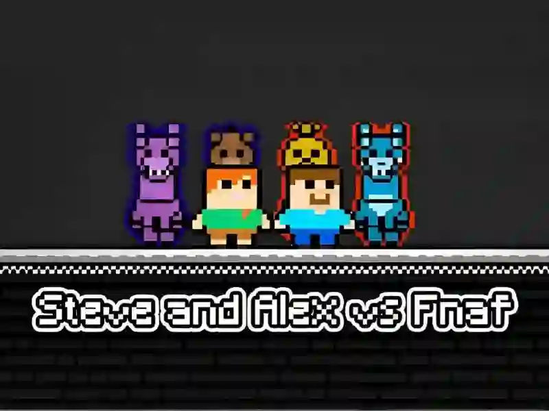 遊戲Steve and Alex vs Fnaf在線