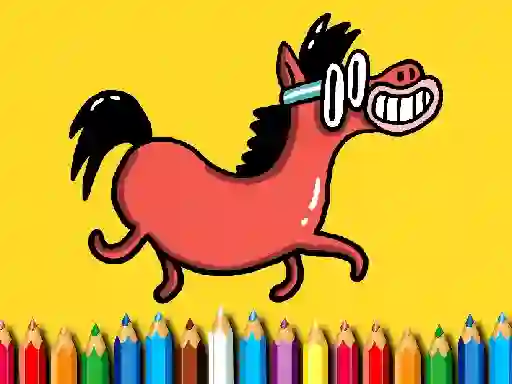 遊戲Back To School: Pony Coloring Book在線