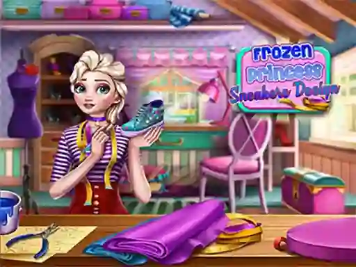 遊戲Frozen Princess Sneakers Design在線