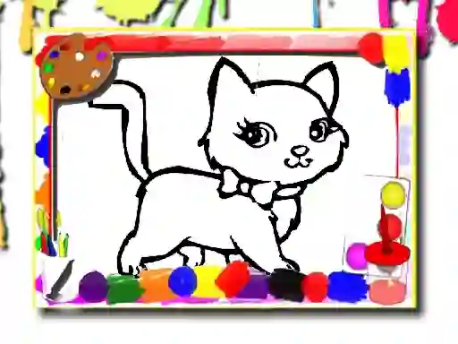 遊戲Sweet Cats Coloring在線