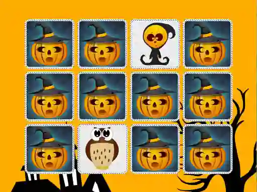 遊戲Kids Memory Game Halloween在線