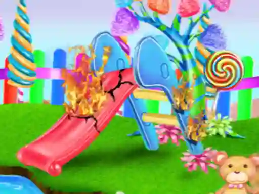 遊戲Candy Garden Cleaning在線