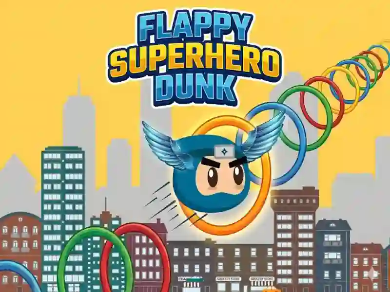 遊戲Flappy Superhero Dunk在線