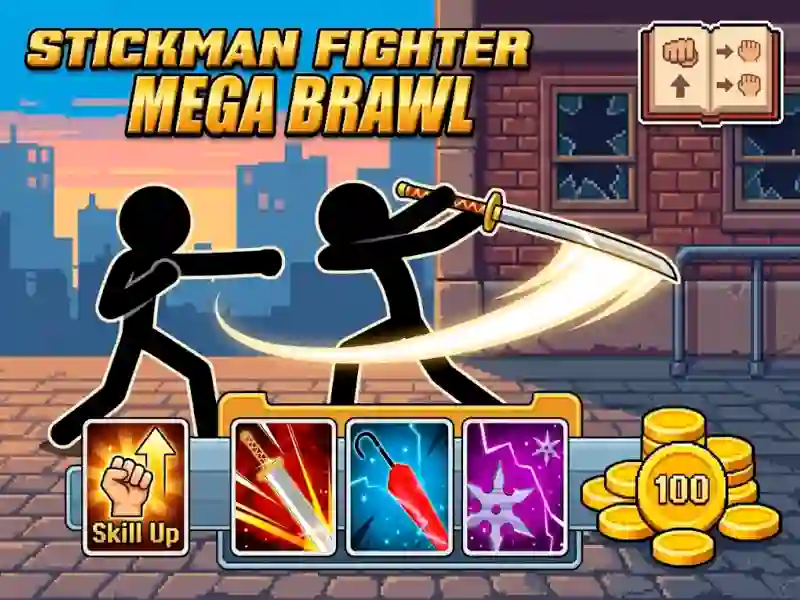 遊戲Stickman Fighter Mega Brawl在線