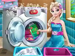 遊戲Ice Queen Laundry Day在線