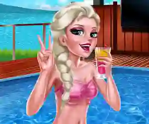 遊戲Ice Queen Pool Day在線