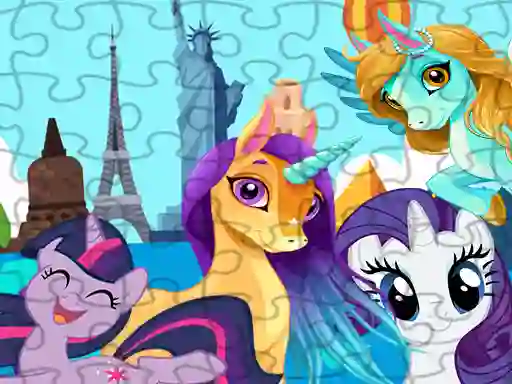 遊戲Unicorns Travel The World Puzzle在線